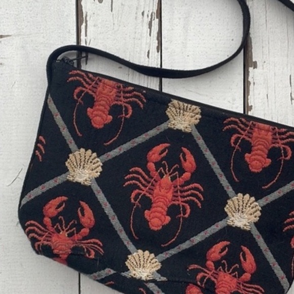 Vintage Lobster and Seashell Seaside Purse - Picture 3 of 4